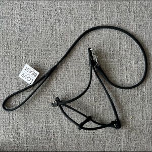 Love Thy Beast Rolled Leather Dog Harness